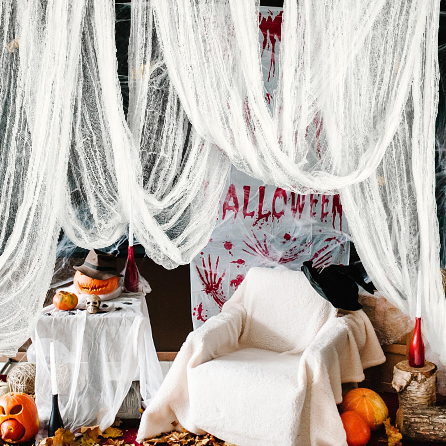 Halloween Creepy Cloth - Halloween Spooky Fabric Cloth