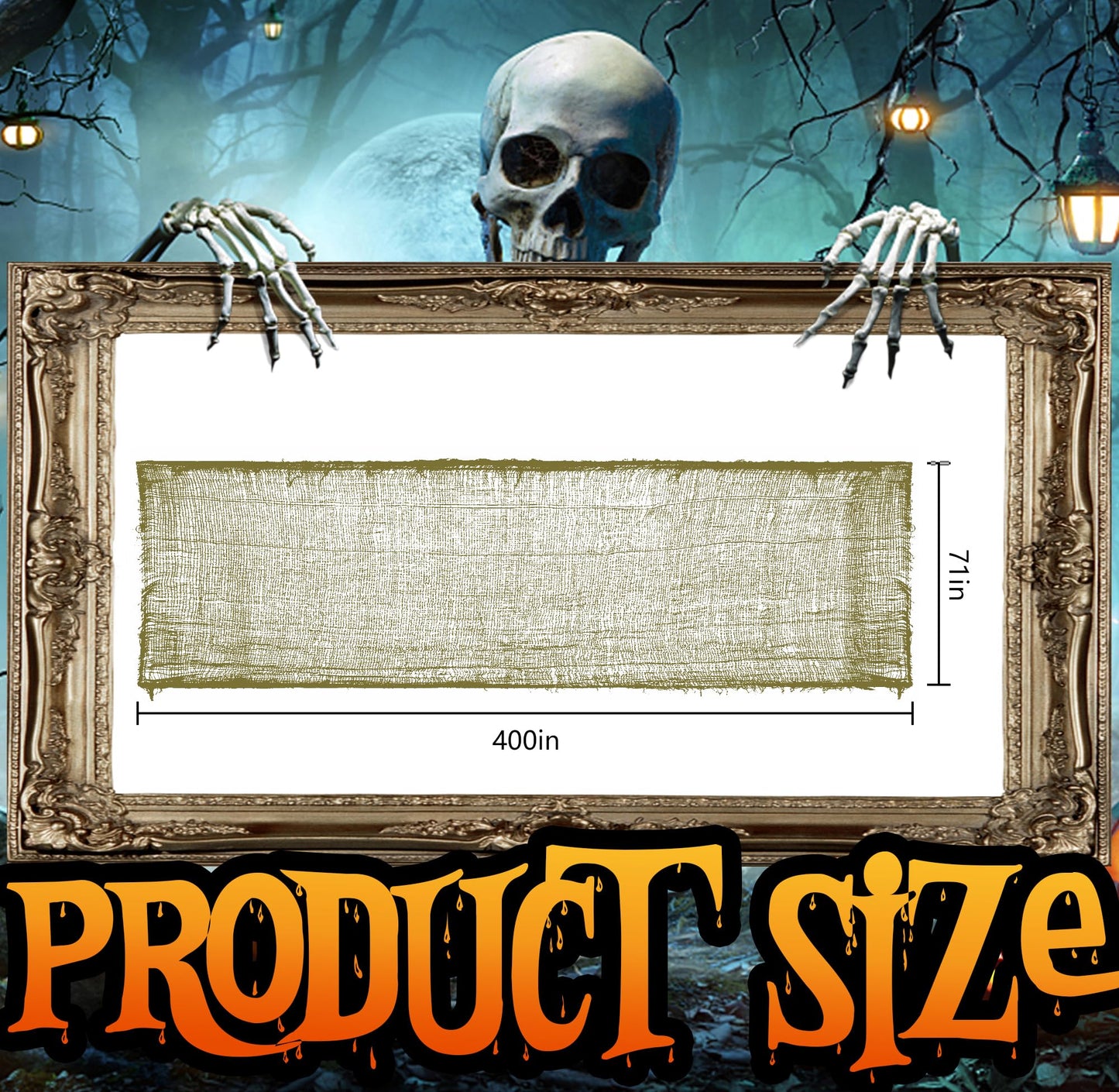 Halloween Creepy Cloth - Halloween Spooky Fabric Cloth