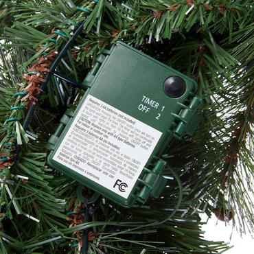 National Tree Company 24 in Pre-Lit Crestwood Spruce Artificial Christmas Wreath