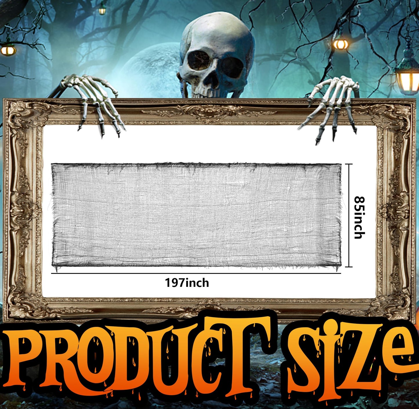 Halloween Creepy Cloth - Halloween Spooky Fabric Cloth