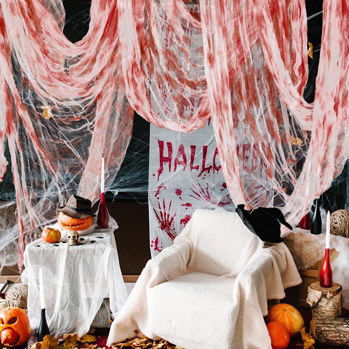 Halloween Creepy Cloth - Halloween Spooky Fabric Cloth