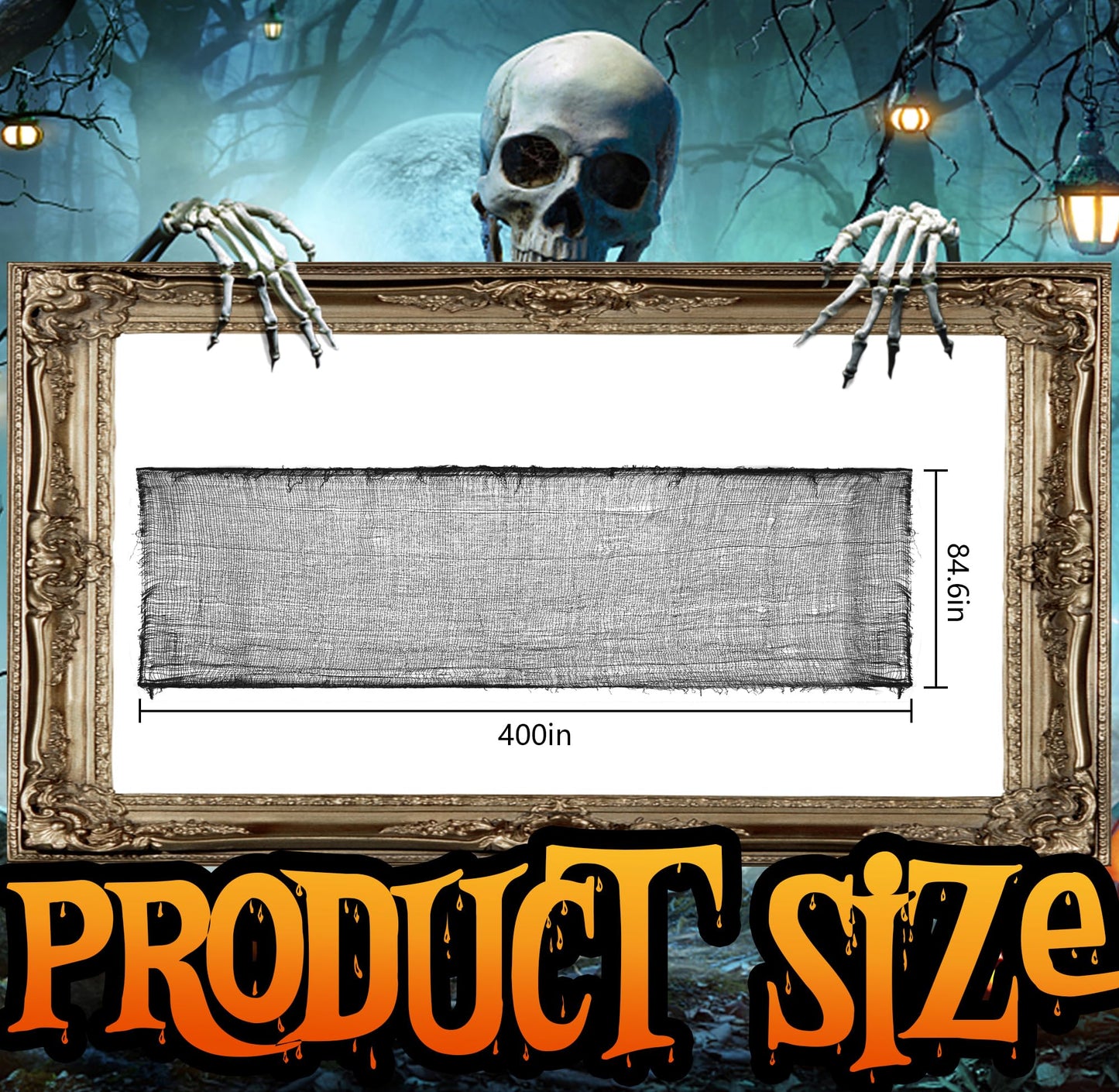 Halloween Creepy Cloth - Halloween Spooky Fabric Cloth