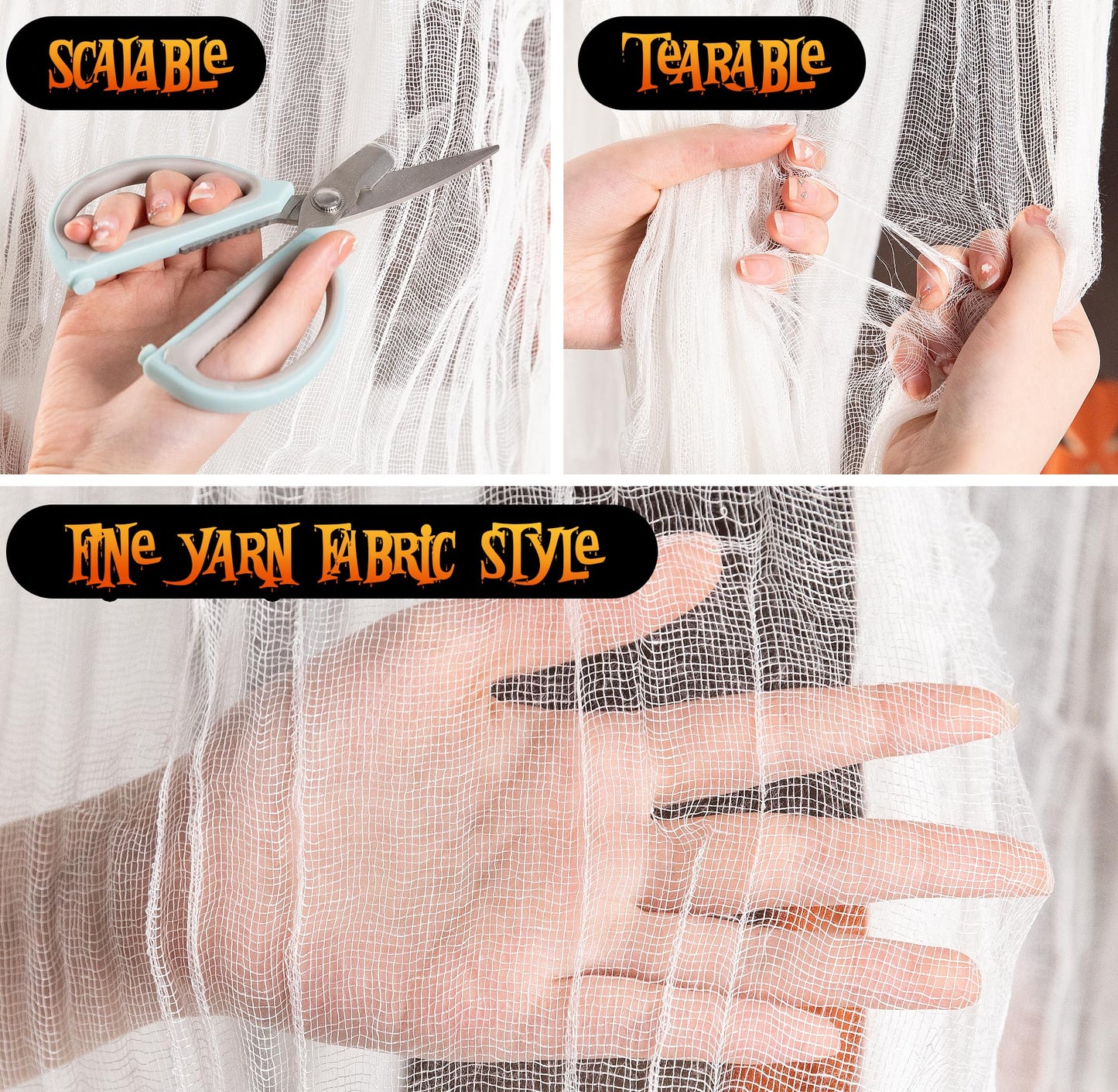Halloween Creepy Cloth - Halloween Spooky Fabric Cloth