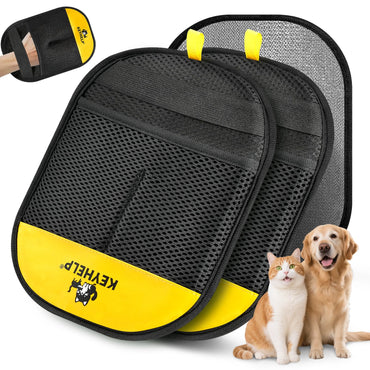 2Pcs Pet Hair Removal Glove for Dogs & Cats