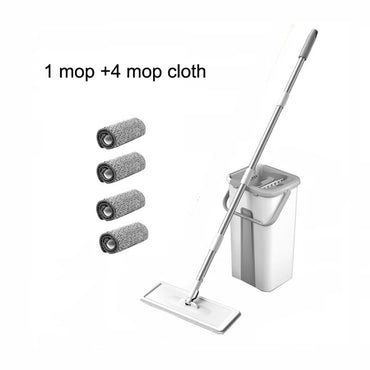 SqueezeClean™ | Magic Mop Floor Squeeze with Bucket