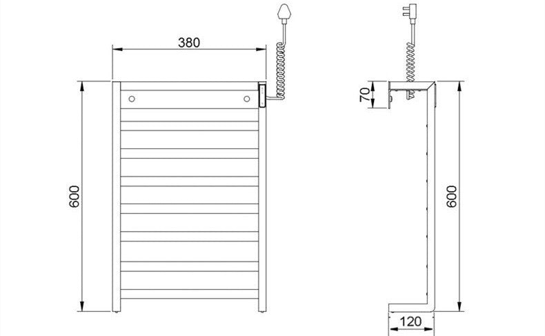 HeatWave Towel Rack Pro