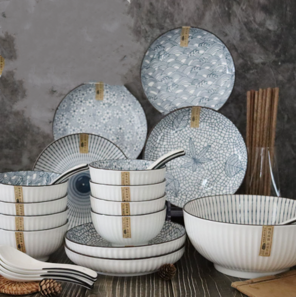 NipponWare™ | Ceramic Japanese Tableware Set