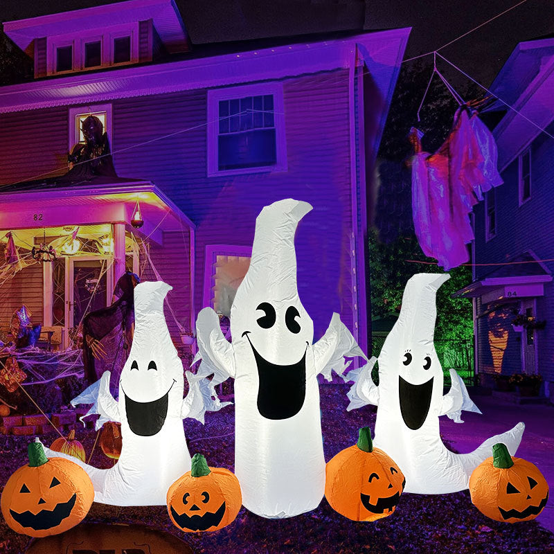 SpookyAir™ | Halloween Inflatable Ghost with Pumpkin