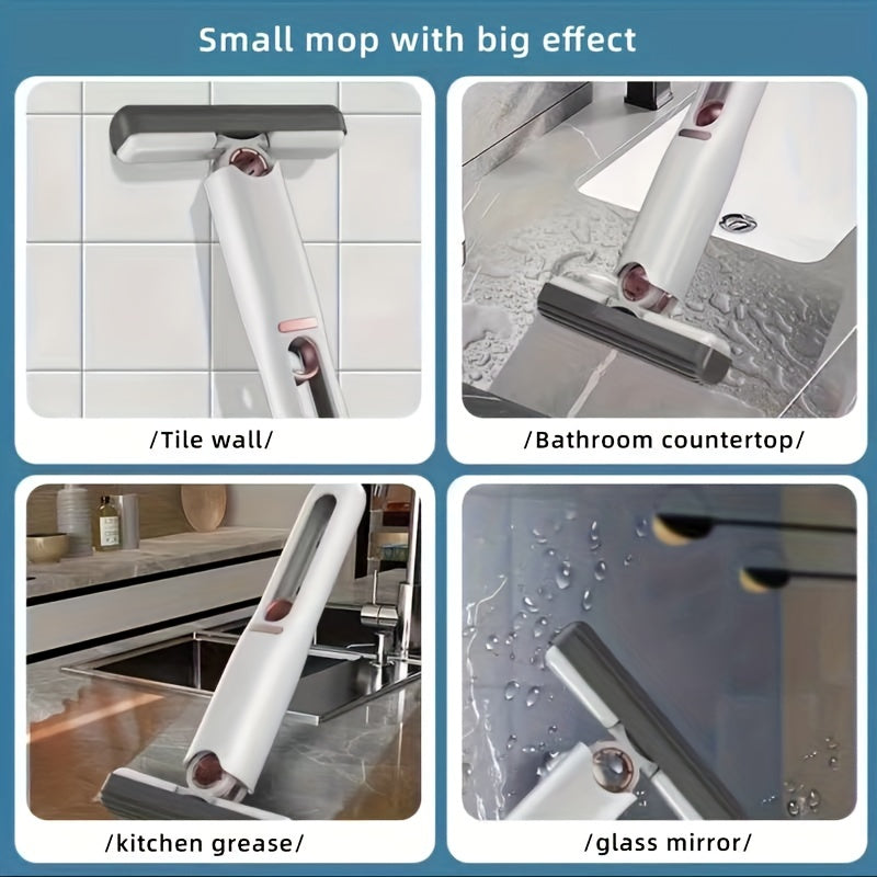 QuickMop™ |  New Portable Self-Squeeze Mini Mop