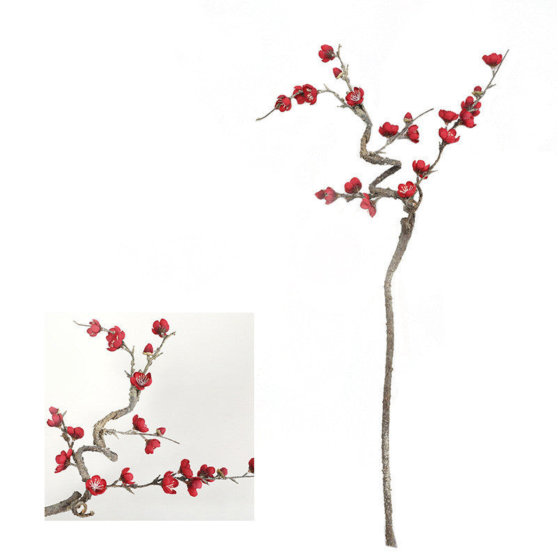 Winter Plum Artificial Flowers Window Decoration