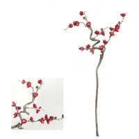 Winter Plum Artificial Flowers Window Decoration