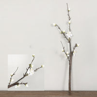 Winter Plum Artificial Flowers Window Decoration