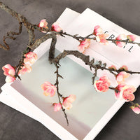 Winter Plum Artificial Flowers Window Decoration