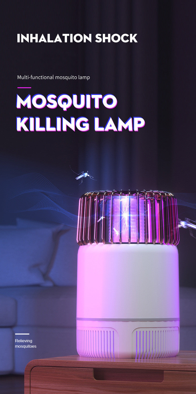 BuzzOff™   | Electric Mosquito Killer Lamp