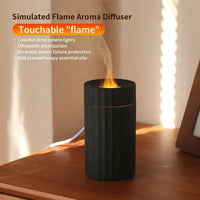 FlameGlow™  |  Air Humidifier with Essential Oil Diffuser