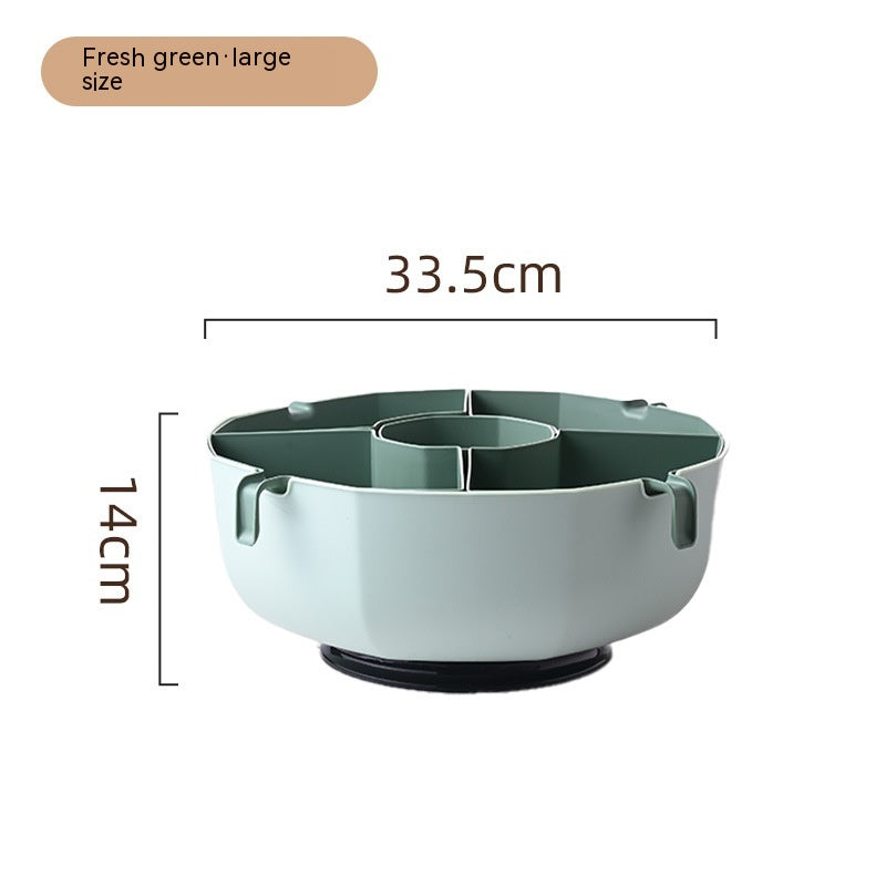 TwirlDrain™   | Rotating Hot Pot Drain Basket