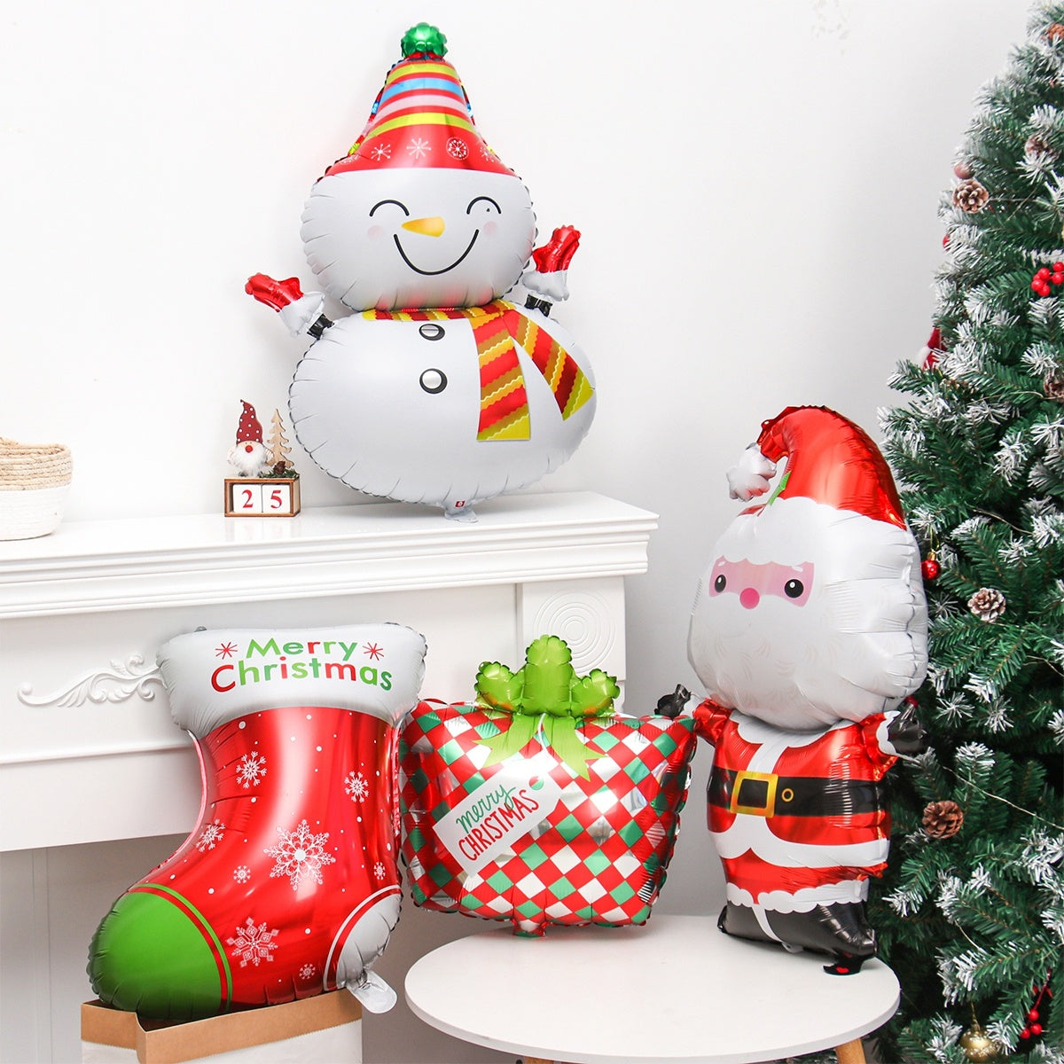 Large Christmas Series Aluminum Balloon