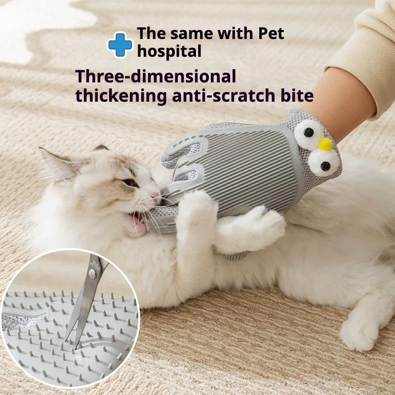 Pet Grooming Glove & Brush Set