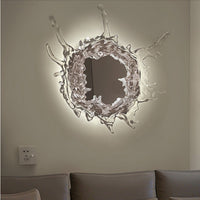 AquaGlow™  |  Creative Water Spray Vanity Mirror Wall Lamp