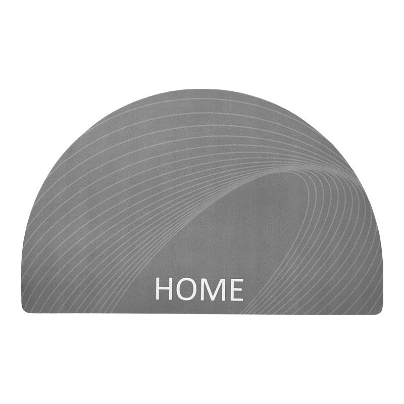 Semicircle Door Bathroom Non-slip Bath Mat