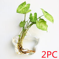 Fashion Wall Hanging Glass Flower Vase