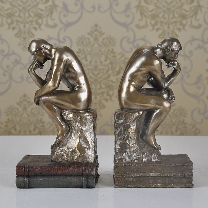 IdeaCraft™  |  Thinker Ornaments Bookends