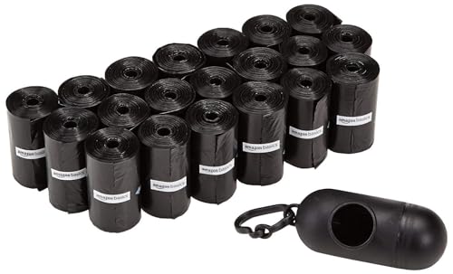 Amazon Basics Dog Poop Bags with Dispenser, 300 Count