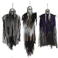 JOYIN 3-Pack Hanging Skeleton Ghosts