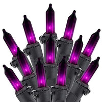 Minetom 25FT Halloween Purple String Lights