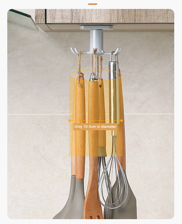 Rotatable Utensil Storage Rack