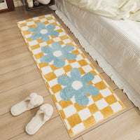 FloralCheck™  | Cloakroom Checkerboard Floor Mat