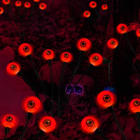 BeHiller 2-Pack Solar Halloween Eyeball Lights