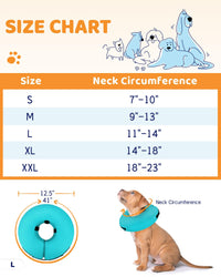 Super Inflatable Dog Cone Collar for Small Puppies Cats