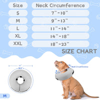 Super Inflatable Dog Cone Collar for Small Puppies Cats