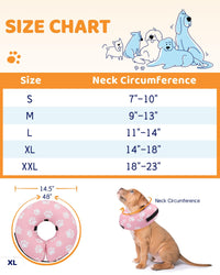 Super Inflatable Dog Cone Collar for Small Puppies Cats