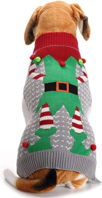 NACOCO Christmas Pet Sweater for Small Dogs and Cats