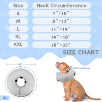 Super Inflatable Dog Cone Collar for Small Puppies Cats