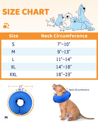 Super Inflatable Dog Cone Collar for Small Puppies Cats