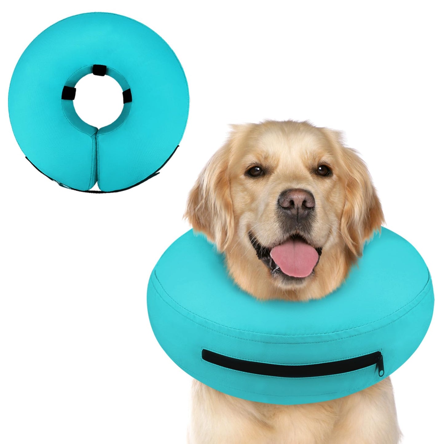 Super Inflatable Dog Cone Collar for Small Puppies Cats