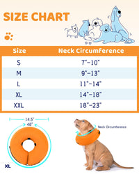 Super Inflatable Dog Cone Collar for Small Puppies Cats
