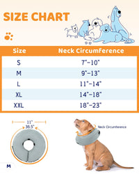 Super Inflatable Dog Cone Collar for Small Puppies Cats