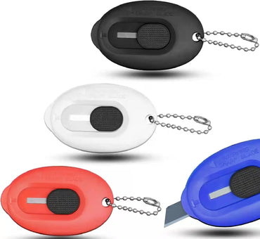 CMHX 4 PCS Mini Box Cutter Small Safety Retractable Utility Knife
