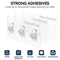 6 Pack Large Capacity Bath Organizer with Soap Holder and 12 Hooks