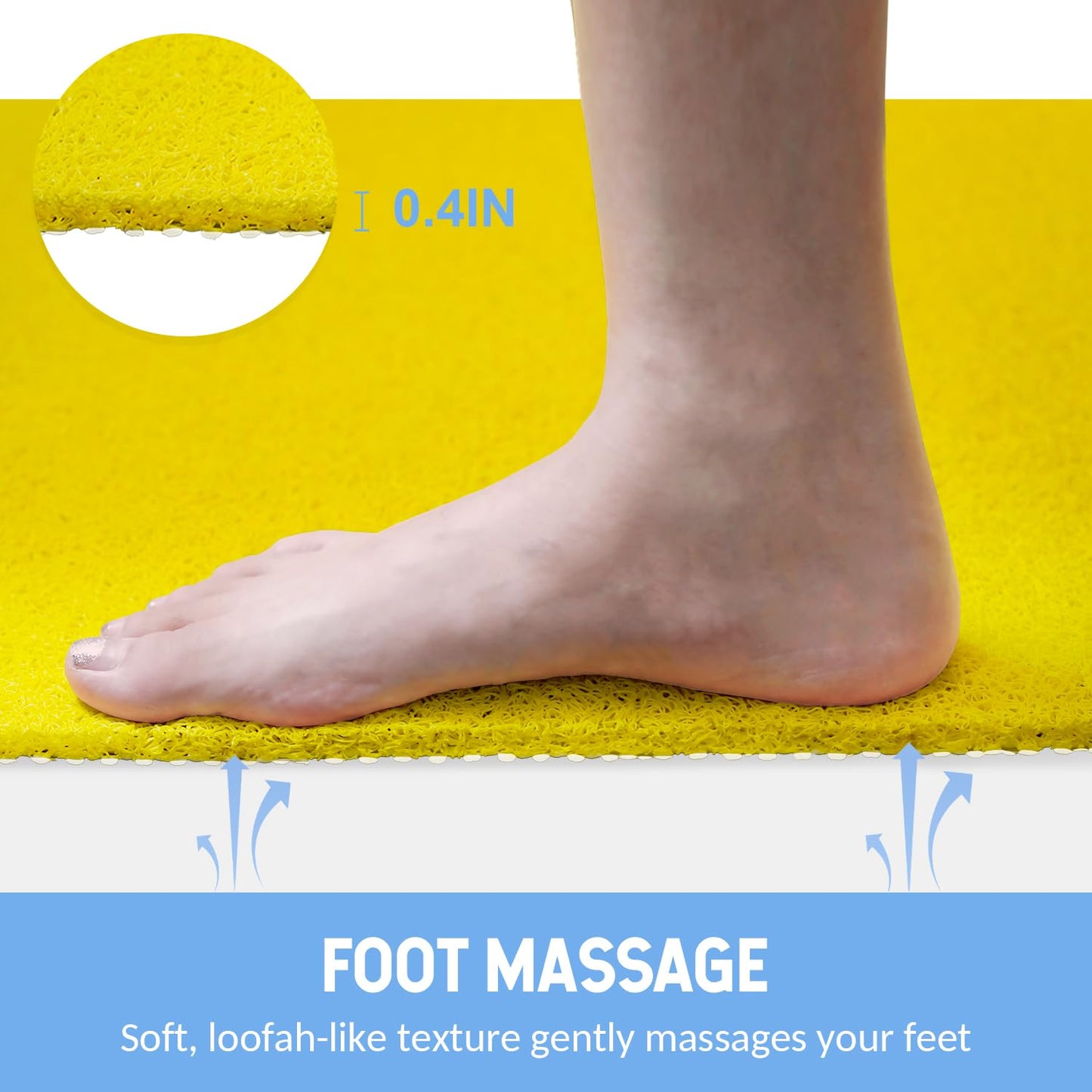 Hargiis Non Slip Bathtub Mat