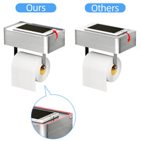 JUYSON Toilet Paper Holder with Shelf