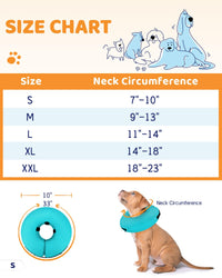 Super Inflatable Dog Cone Collar for Small Puppies Cats