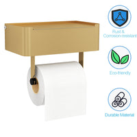 JUYSON Toilet Paper Holder with Shelf