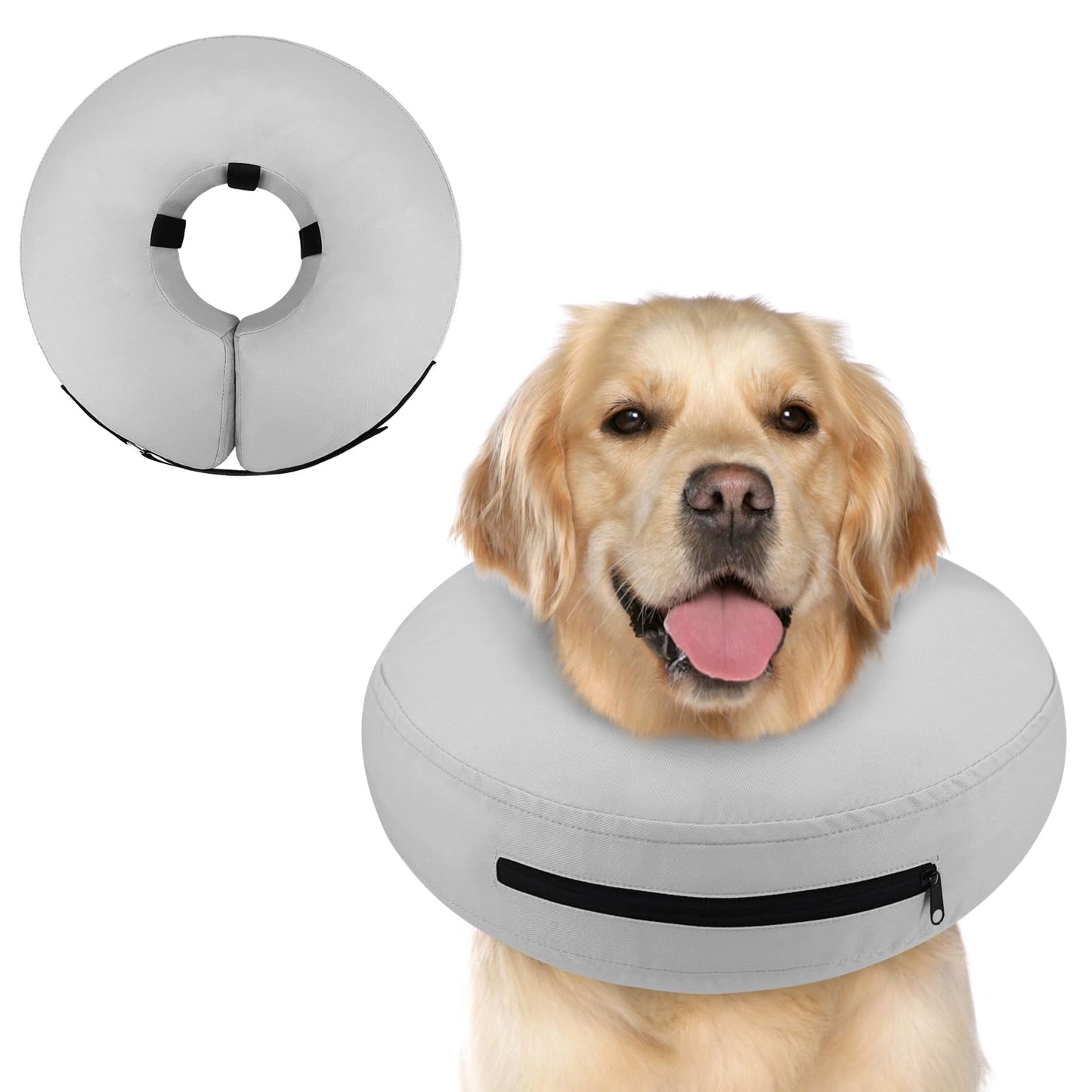 Super Inflatable Dog Cone Collar for Small Puppies Cats