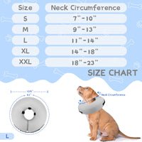 Super Inflatable Dog Cone Collar for Small Puppies Cats