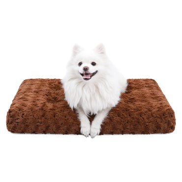 KSIIA Washable  Plush Dog Crate Beds